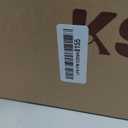 KSIIA Orthopedic Dog Bed - Waterproof, Large, Plush, Washable with Egg Crate Foam & Removable Cover & Nonskid Bottom, 36 x 27 Inch, Gray