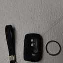 2pcs Compatible with Toyota Key Fob Cover Case Key Chain fit for Toyota Camry RAV4 Highlander 4Runner Venza Avalon Prius Land Cruiser Prius C V Scion tC Accessories Carbon Fiber Black