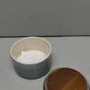 Le Creuset Signature Salt Cellar and Storage Canister with Wood Lid, 16 oz., Sea Salt