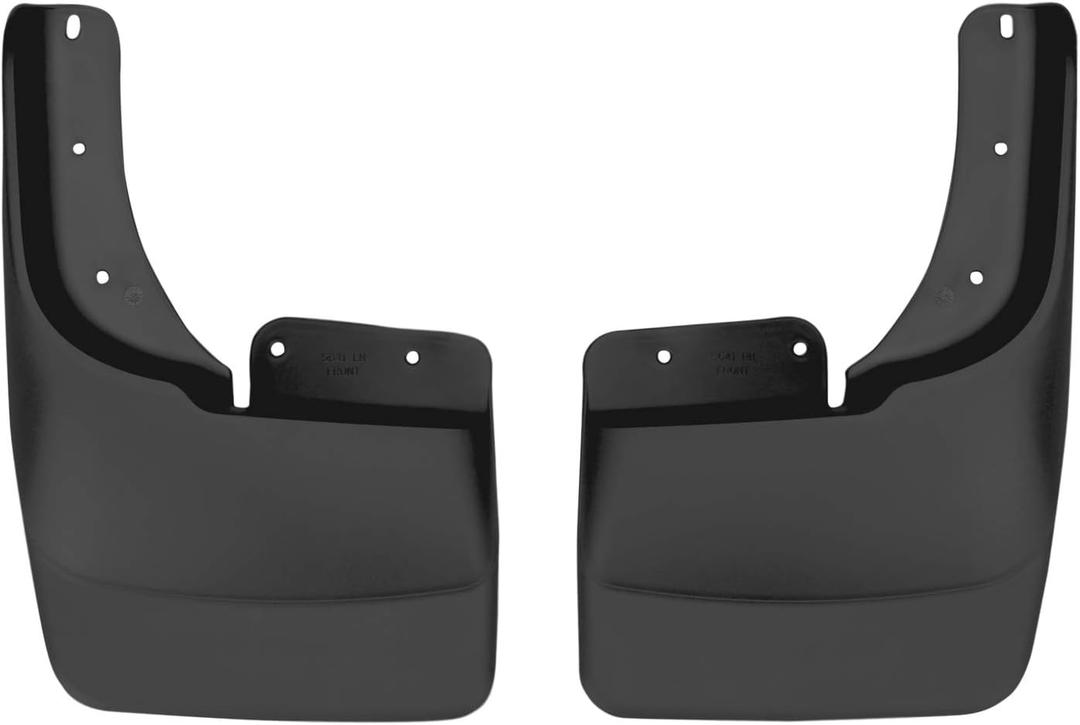 Husky Liners - Front Mud Guards | 1997-2004 Ford F150 Standard/SuperCab w/OE Fender Flares, Front Set - Black, 2 Pc | 56411