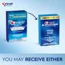 Crest 3D Whitestrips Vivid Plus, Teeth Whitening Strip Kit, 10 Treatments + 2 Bonus Treatments (Each with 1 Upper/1 Lower Strip), 24 Strips, 8 Levels Whiter, Teeth Whitening Kit