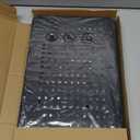 LOTEYIKE TV/Monitor Riser Desktop Stand, Flat Screen, Sturdy Metal Laptop Computer Shelf for Printer, iMac, 3 Height Adjustable PC with Mesh Platform , 2 Pack