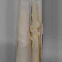 Ivory Taper Candle Candlestick Snake Soy Candles Unscented Wedding Party Wax Unscented Dinner Candle Dripless,8 inch,Set of 4,Snake