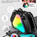 i-Blason Charging Dock for Nintendo Switch 2 Joycon Controller, [7 Adjustable RGB Lighting] [Magnetic Design] 4 in 1 Fast Charger Station for Switch 2 Joycon with LED Indication & Type-C Charger Cable