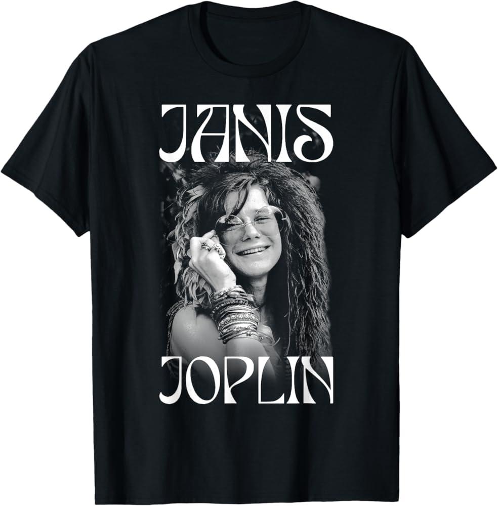 Janis Joplin Fashion Icon T-Shirt. Size S