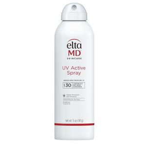 EltaMD UV Active Mineral Spray Sunscreen Broad Spectrum SPF 30, Zinc Oxide Spray Sunscreen, 5 oz Spray Bottle