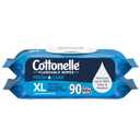 Cottonelle XL Flushable Wet Wipes, Adult Wipes Large, 2 Flip-Top Packs, 45 Wipes Per Pack (90 Total Wipes)