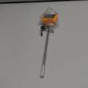 BOMATA Digital Candy Thermometer with Pot Clip, Deep Fry Oil Thermometer with Rotatable Display & Long Probe, for Candy Candle Making, Cooking, Food, Liquids, Water, Sugar.. Orange