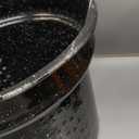 Granite Ware 7.5 Qt 3 Piece Multiuse Pasta Pot Set, Strainer Pot with lid. (Speckled Black) Seafood, Soups, Sauce, Large Capacity. Easy to Clean. Dishwasher Safe.