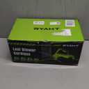 Leaf Blower Cordless, Leaf Blower with Battery and Charger - 2 x 4.0Ah Batteries, 2 Speed Modes, 21V Powerful Lightweight Electric Blowers for Lawn Care, Patio Cleaning and Dust, Green