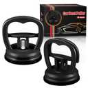 ALASMOYER Car Dent Puller, 2PCS Car Dent Remover Tools for Car Dent Repair, Glass, Screen, Tiles & Objects Moving, Black