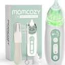 Momcozy Baby Nasal Aspirator, 3 Suction Levels Electric Nasal Aspirator for Baby, Newborn and Toddler, Portable Baby Nose Aspirator with Light Soothing and Music