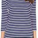 Tulucky Women's Casual Long Sleeve Shirts Stripe Tees Round Neck Tank Tops (Medium)