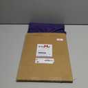 OVZME Purple Sheer Curtains 84 Inches Long 2 Panels, Light Filtering Window Sheer Curtain Panels for Bedroom Living Room, Dual Rod Pocket, Purple, Per Panel W42 X L84 inches