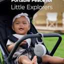 Momcozy Portable Sound Machine with Night Light, White Noise Sound Machine for Baby, 20 Soothing Sounds, Sound Therapy, Long-Lasting Power, Timer, Clips on Stroller, Grey