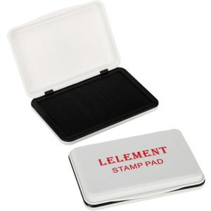 2 x Ink Pads for Stamps | Black Ink Stamp Pad | Rubber Stamps Ink Pad - Premium Quality Felt Pad for Stamps | Stamp Pads | Medium Size