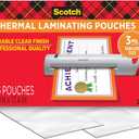 Scotch Thermal Laminating Pouches, Legal Size 11 x 17 Inches, 25 Pack Laminating Sheets, 3 Mil, Education Supplies & Craft Supplies, for Use with Thermal Laminators
