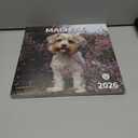 4 x windrio 2026 Wall Calendar, Calendar 2026, July 2025 - December 2026, Wall Calendar Maltese, 12" x 24" Opened,Full Page Months Thick & Sturdy Paper for Calendar Organizing & Planning