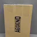 Aegend Snorkeling Gear for Adults Youth Kids, Dry Snorkel Set Panoramic View Enhanced Anti-Leak and Anti-Fog Technology, Adjustable Strap for Snorkeling Scuba Diving Swimming with Mesh Bag (2 PACK-Black & Green)