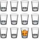 OBTANIM 11 Pack Shot Glasses, 1.5 oz Clear Shot Glass Cups Set with Heavy Base for Bar Restaurants Home