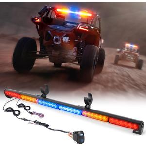Xprite 36" Rear LED Chase Light Bars, All in One w/Strobe Brake Reverse Light for Jeeps, Yamaha, Can-Am Maverick X3, ATV, UTV, Side by Side and Offroad Vehicles - RYBBYR
