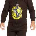 Intimo Baby Pajamas Set Footed Jammies Beanie Hogwarts House Gryffindor 12 Month (Black)