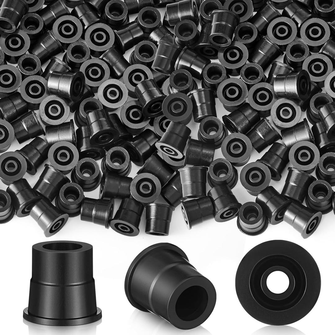 Pangda 300 Pcs Plastic Baluster Connectors for 3/4" Od Round Balusters Adapter for Deck Handrails Stair Home House Indoor Outdoor