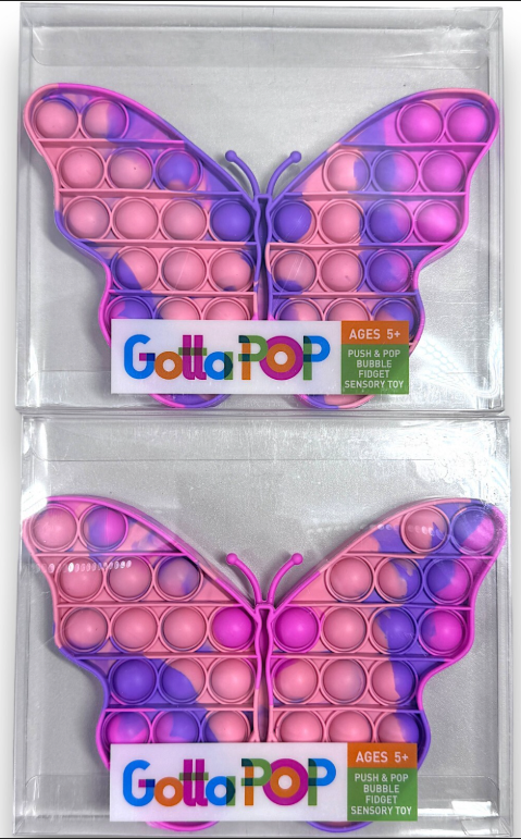 GottaPop Push & Pop Bubble Fidget Sensory Toy (5 PACK)