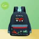 Cute Zoo Little 3d Backpack Kids Backpack for Boys and Girls Toddler Backpack Waterproof Preschool(Deep Blue Car)