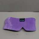 Sleep Mask Bluetooth 5.4 Headphones Soft Wireless Headband Eye Mask Blackout with Microphone (Lilac)