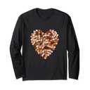 Melanin Hands Heart Valentines Day Black History Month 2022 Long Sleeve T-Shirt Size L