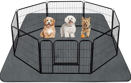 INVENHO Washable Pee Pads for Dogs 72"x72" Reusable Dog Pads Extra Large Upgrade NonSlip Dog Pee Pads Heavy Absorbency Puppy Pee Pads Quick Dry Whelping Pads/Waterproof Puppy Training Pad