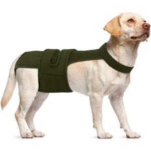 Dog Diapers Female Reusable Washable Period Diaper with Suspender,Adjustable Dog Panties Anti-Harassment, Doggie Diapers for Incontinence, Heat Cycles, or Senior DogsXS-XL (Army Green)