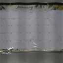 2 x Desk Calendar 2026-2027, 18 Months Desktop/Wall Calendar 2026 Run until Jun. 2027, 17" x 12" Large Desk Planner, Home School Office Supplies for Women & Men (Yellow)