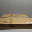 Freestanding Dog Gate Folding Brown Dog Gates for The House Doorways Stairs Pet Gates for Dogs, Doogie Puppy Fence Gate (4 Panel - 74 inches Wide)