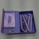 Silk Heatless Hair Curler for Short, Medium & Long Hair – Satin Curling Rod for Overnight Curls – No Heat Curlers to Sleep In with Clips, Scrunchie & Bag – Heatless Curlers for Black Women & Travel