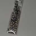 Silvery Buckles Wide Shoulder Strap Adjustable Replacement Belt Crossbody Canvas Bag Handbag (Wide: 1.4"(3.5cm), Wide: 1.4"(3.5cm)Leopard2)