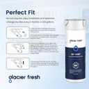 4 x GLACIER FRESH XWF Replacement for GE XWF Refrigerator Water Filter Pack of 4 (Not XWFE)