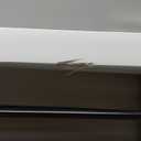 Foldable Freestanding Indoor Dog Gate for Doorways Wooden White Pet Gate for The House Dog Fence with Support Feet Included for Stairs, Hallways, 32" Height,3 Panels