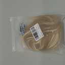 FELENDY 16" Ponytail Extension Long Curly Wavy Ponytails Clip in Claw Hair Extension Pony Tails Natural Looking Synthetic Hairpiece for Women Bleach Blonde mix Light Blonde
