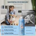 FLYDOG Dog Shampoo Itchy Skin Relief - Honeysuckle Anti Itch Dog Shampoo Sensitive Skin, Hypoallergenic All Natural Shampoo for Flaking & Odors, Reduces Sheddin (400ml)