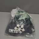 Christmas Tree Skirt, Fur Rustic White Xmas Tree Skirt,Snowy Christmas Trees Mat Decorations Indoors,Deer and Snowflake Pattern (36 inches, Two Deers)