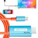 Switch 1 TV Dock Docking Station for Nintendo Switch 1,Portable 2025 New Models Adapter Support 4K/60HZ TV Dock Mode, (Blue and Red)