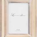 Lawrence Frames 4x6 White Wash Maple Picture Frame, Natural