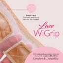 MILANO COLLECTION Wigrip, Premium Lace Wig Band for Women, Fully Adjustable & Reinforced Lace Wig Grip Band by Hairline, Comfortable and Secure Glueless Velvet Headband, Chocolate Brown
