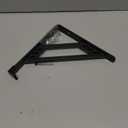 Shelf-Made Richland Decorative Shelf Bracket, Black, 8-inches (500 lbs.)
