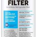 Samsung HAF-QIN-2P/EXP Genuine Refrigerator Water Filter, Reduces 99% of Harmful Contaminants for Clean, Clear Drinking Water, 6-Month Life, Easy Install, Pack of 2