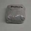 Bedsure Cotton Duvet Cover Queen - 100% Cotton Waffle Weave Grey Duvet Cover Queen Size, GentleSoft and Breathable Bedding Set for All Season, 3 Pieces, 90"x90"