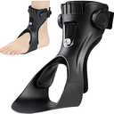 KOMWELL Drop Foot Brace Orthosis AFO AFOs Ankle Brace Support With Comfortable Inflatable Airbag for Hemiplegia Stroke Shoes Walking (Right foot, Medium)