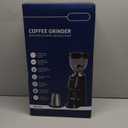 SHARDOR Professional 64mm Burr Coffee Grinder with 100 Grind Settings and All-Metal Chamber, Coffee Bean Grinder with Adjustable Electronic Timer and LED Display, Anti-Static,Black